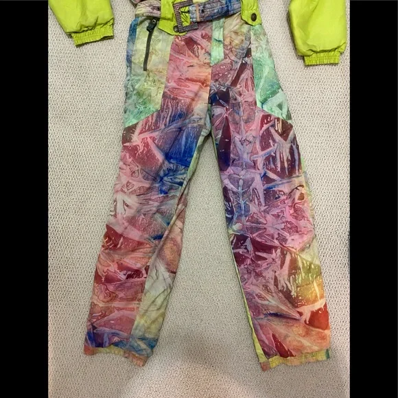 SOLD- Vintage Sporta One Piece Ski Suit Women’s Size 38. Made in Austria. - Picture 4 of 14